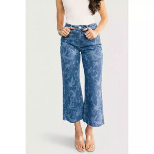 Baltic Born Cádiz Mid Rise Relaxed Jeans | Medium Floral Wash Size 3232